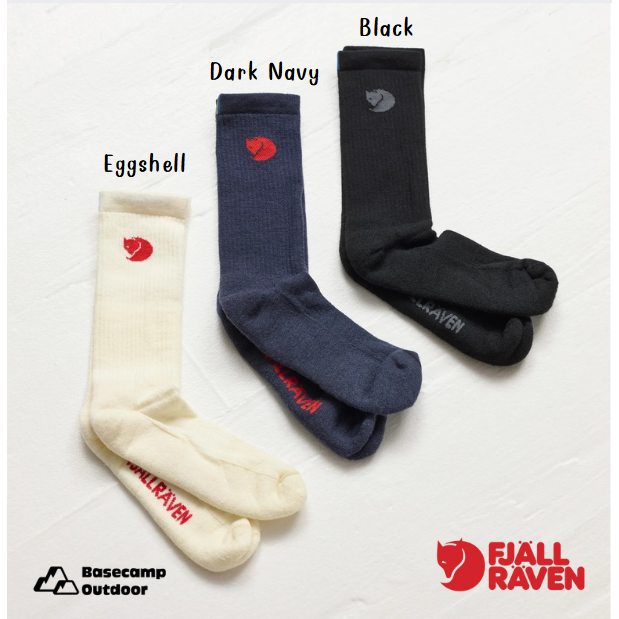 ถุงเท้าWool ถุงเท้าเดินป่า Fjallraven Wool Socks
