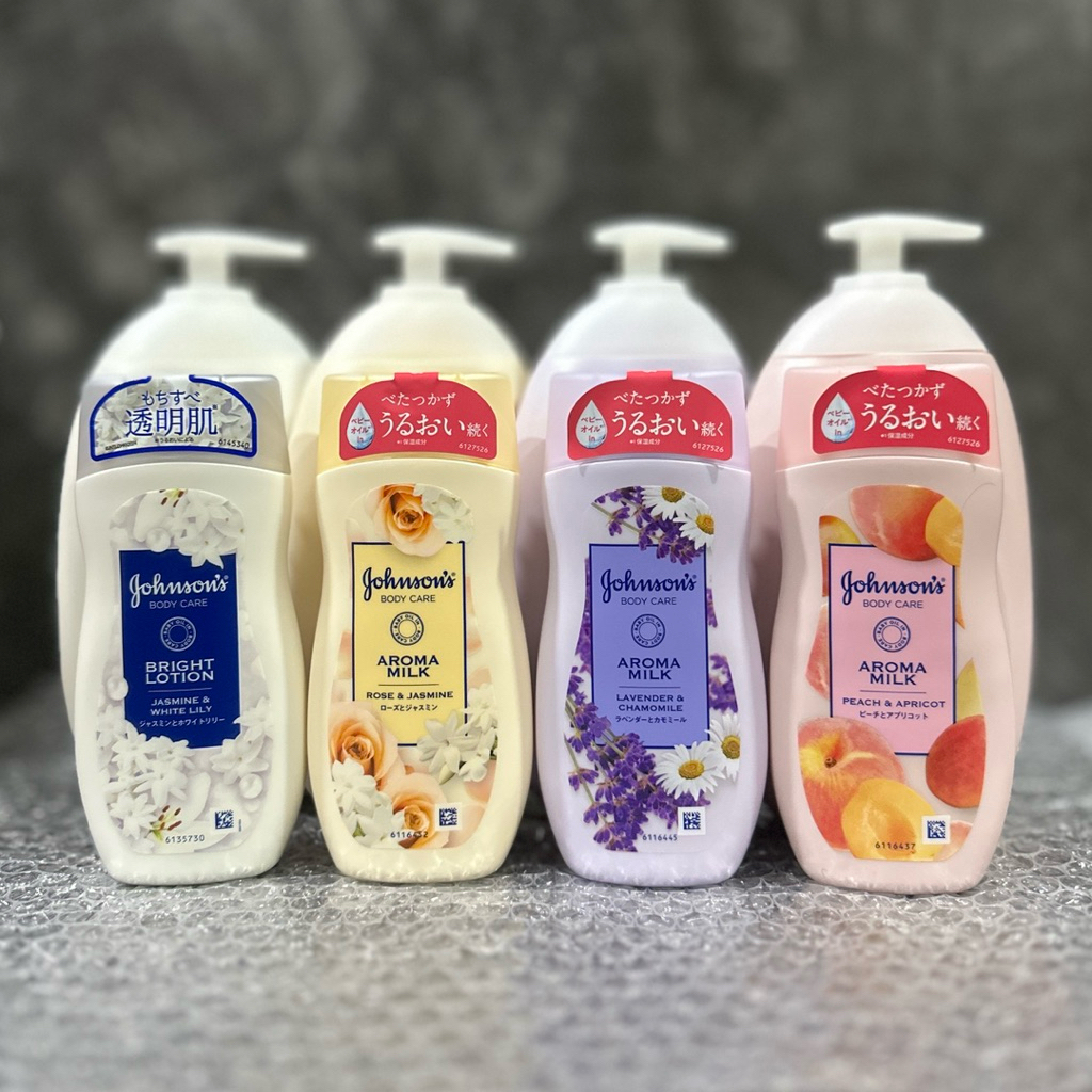 Johnson's Body Care Aroma Milk จอห์นสัน บอดี้ แคร์ จัสมิน แอนด์ ไวท์ ลิลลี่ / อโรม่า มิลค์ โรส แอนด์ จัสมิน ฉลากไทย - รูปที่ 2