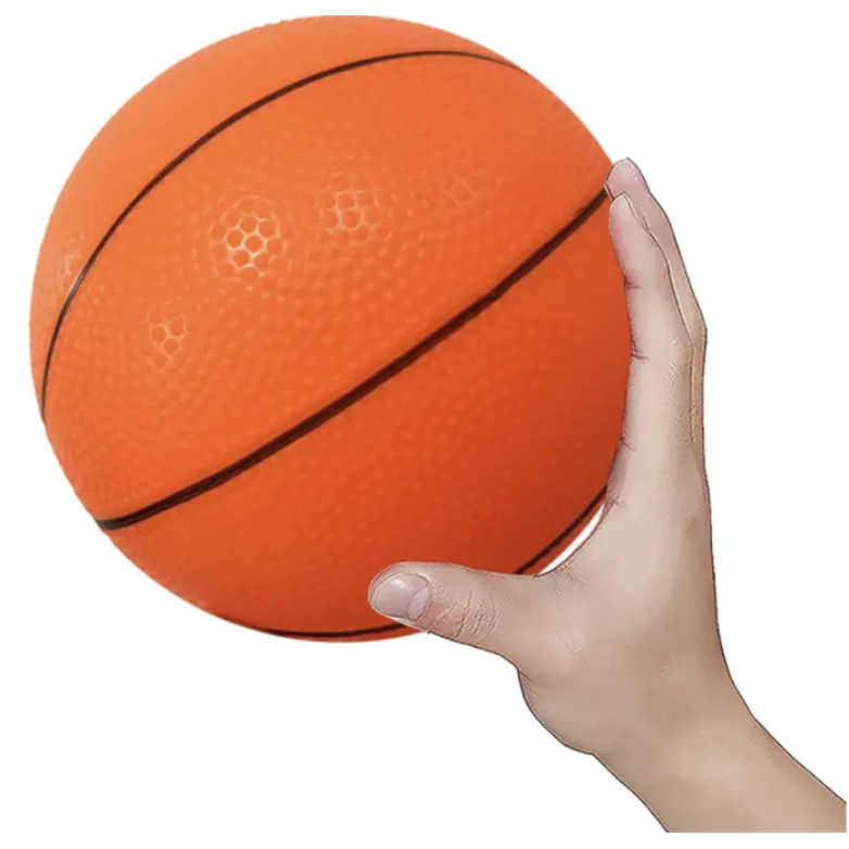 P&P Sport ชุดลูกบาส 6 นิ้ว พร้อมที่สูบลม ของเล่นเด็ก เล่นในบ้าน กลางแจ้ง สระน้ำ | 6" Basketball Set