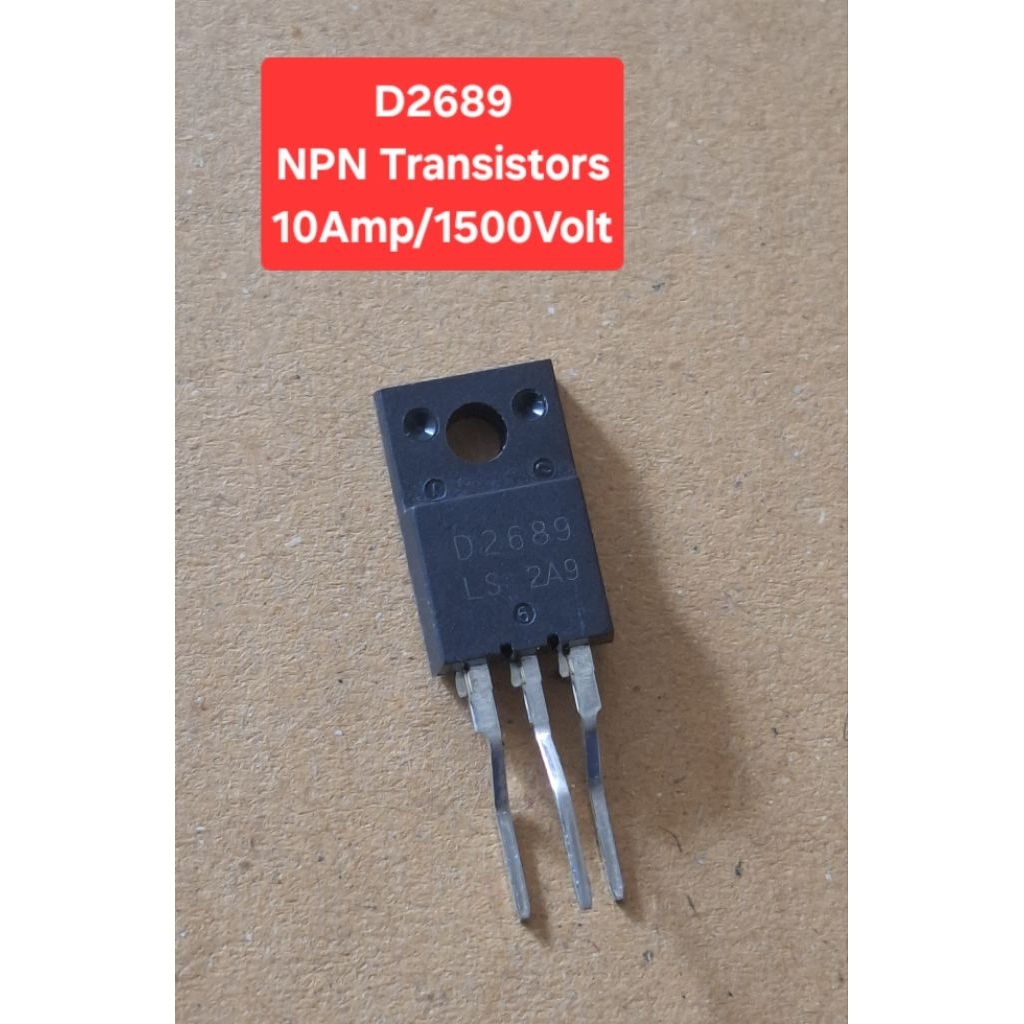 D2689 NPN Transistors (10Amp/1500Volt)