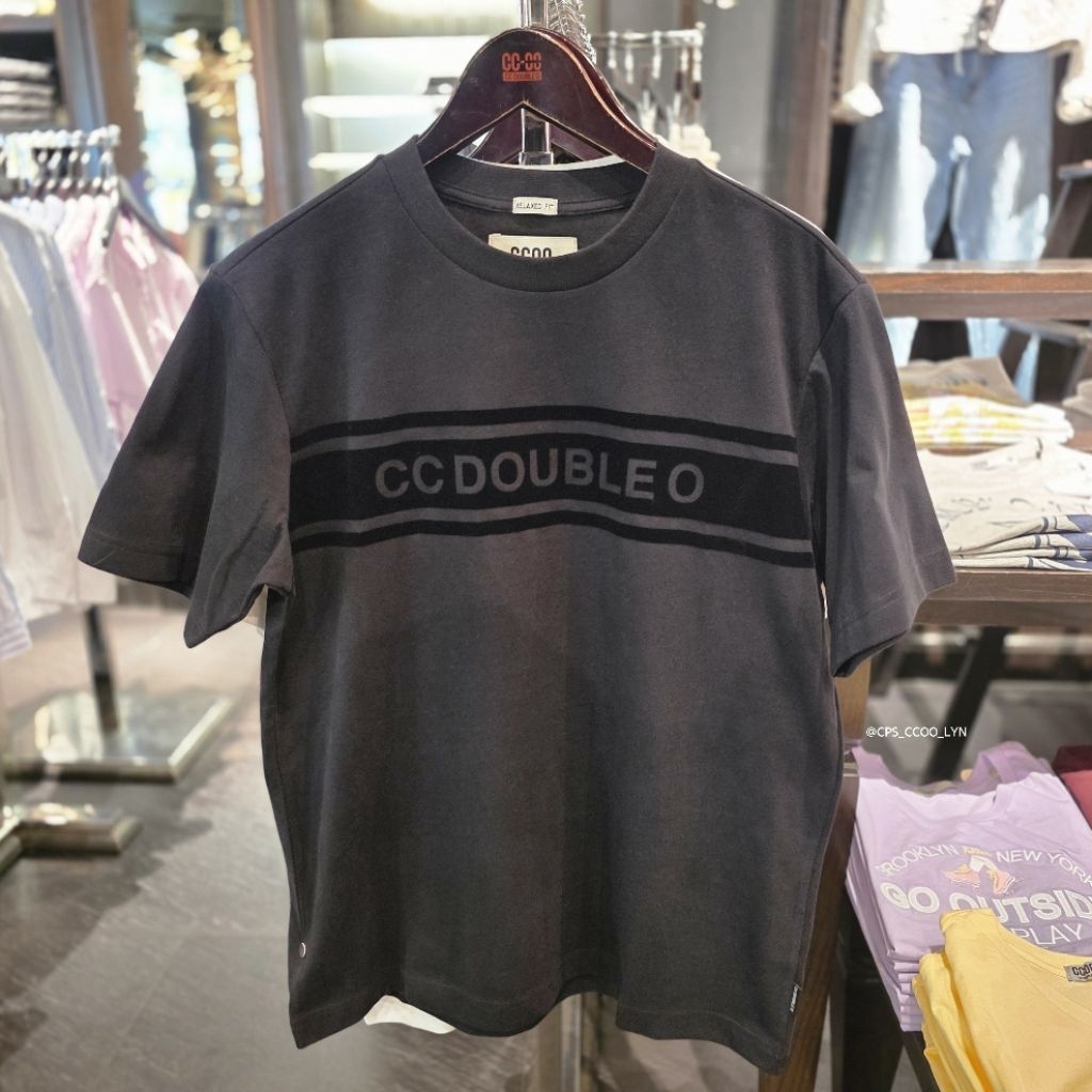 🛍 เสื้อยืด CC DOUBLE O CCOO ผู้ชาย คอลใหม่ล่าสุด ของแท้💯% จัดส่งพร้อมถุงShop