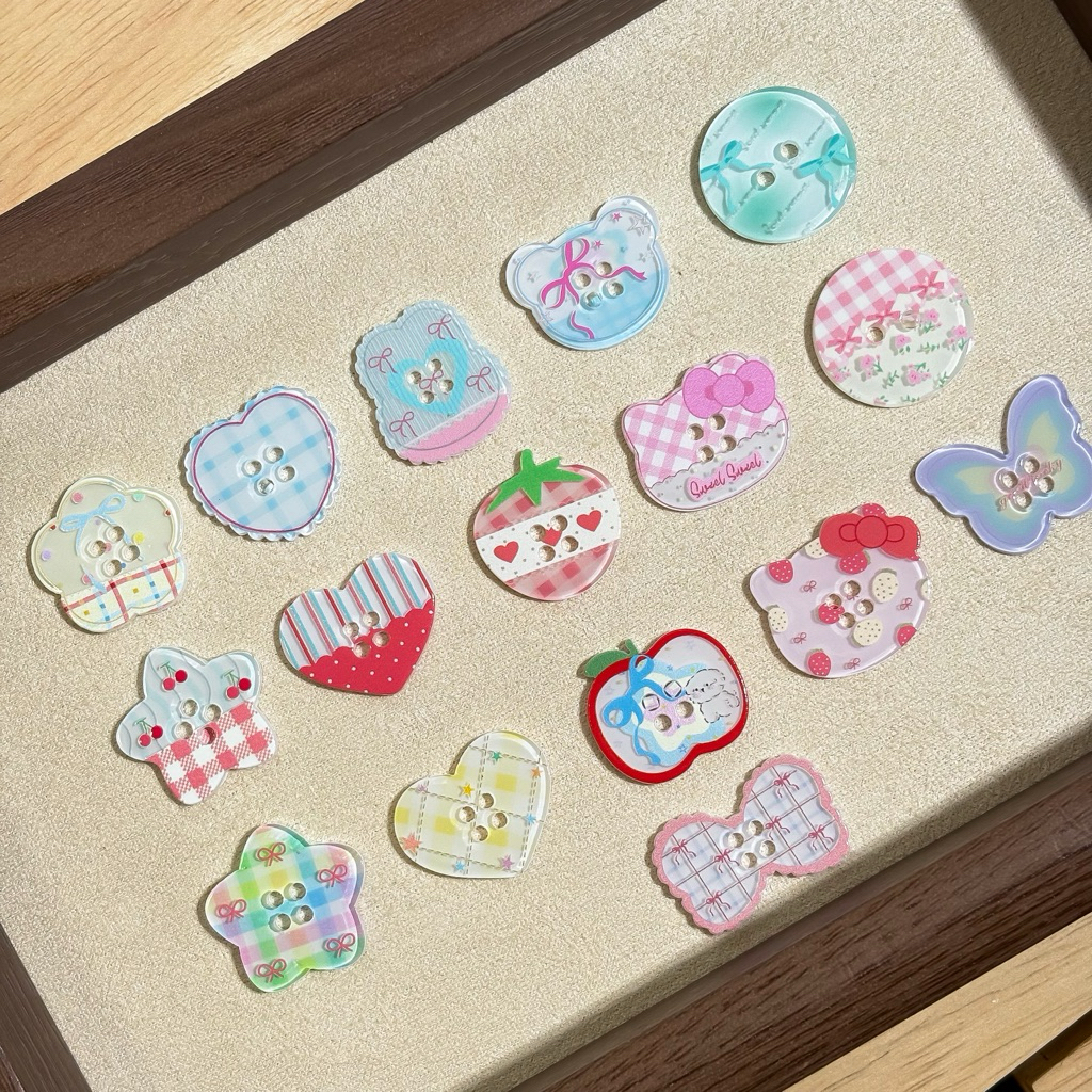 (พร้อมส่งจากไทย) กระดุมน่ารักๆ 1pcs