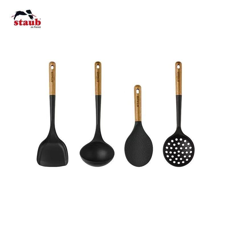 Staub silicone spatula special frying spatula household high temperature resistant kitchenware