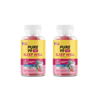 💤ส่งด่วน[รับตรงจากแบรนด์ Pure99 Sleep Well Gummy Plas เพียว99 กัมมี่ช่วยนอนหลับ