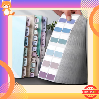 อินเด็กซ์ (Index) ที่คั้นหนังสือ กันน้ำ มี 6 สีต่อ 1 แบบ มีหลายขนาด กระดาษโน๊ต พร้อมแถบกาว (Sticky Notes)