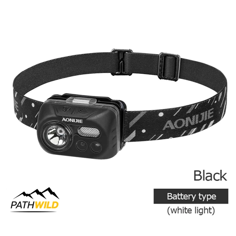 Aonijie Headlamp E4031 ไฟฉายคาดหัว เหมาะสำหรับวิ่งเทรล ตั้งแคมป์ มีแบบใช้แบตเตอรี่ และใช้ถ่าน AAA 180-200lm