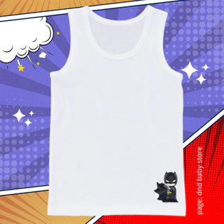 เสื้อซับในเด็ก เสื้อกล้ามลายการ์ตูน ซุปเปอร์ฮีโร่ มีไซส์ 3ถึง 11 ขวบ ผ้านุ่มซักแล้วไม่ยับ ใส่ได้อายุ 2-12ปี #เสื้อกล้าม
