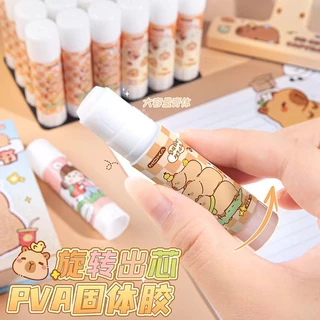 ✨กาวแท่ง 9 กรัม ถูกที่สุด คุณภาพดี ลายน่ารัก การ์ตูน กาวแท่งพกพา พกพาสะดวก อุปกรณ์เครื่องเขียน