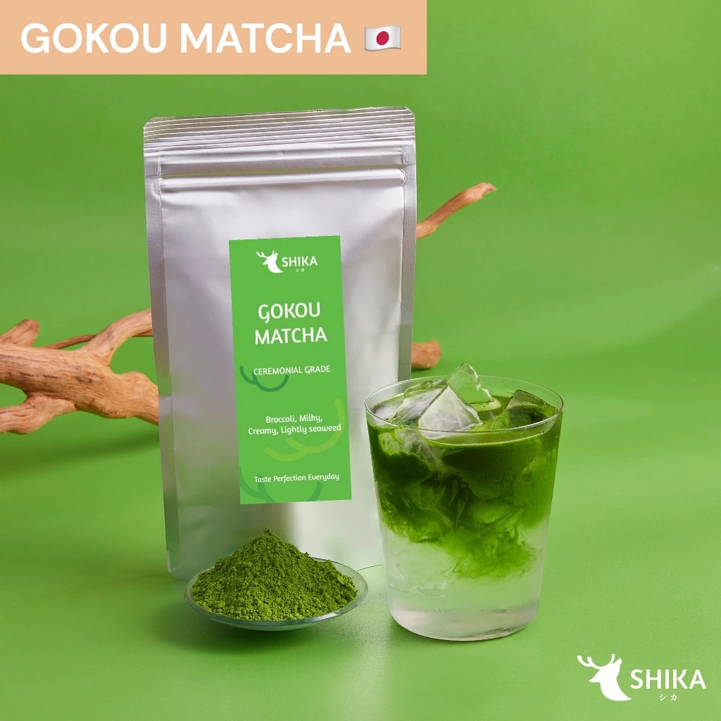 SHIKA MATCHA | GOKOU MATCHA โกโค มัทฉะ 🌱 ผงมัทฉะแท้ 100% เกรดพิธี