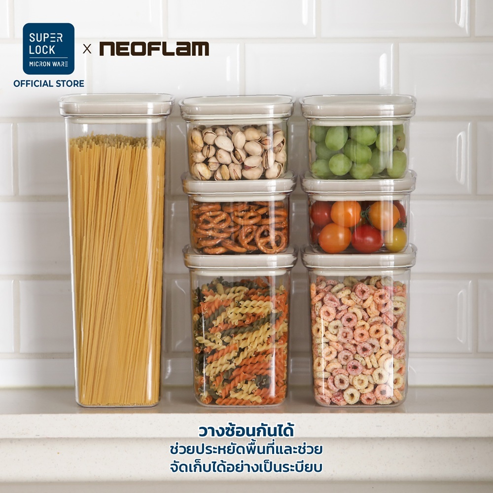 Neoflam Smart Seal Point โหลสุญญากาศถนอมอาหาร มีซีลซิลิโคนกันรั่วซึม ช่วยจัดเก็บระเบียบ มีหลายขนาด ราคา ถูกที่สุด ดีลบีเคเค แกลเลอรีภาพที่ 6