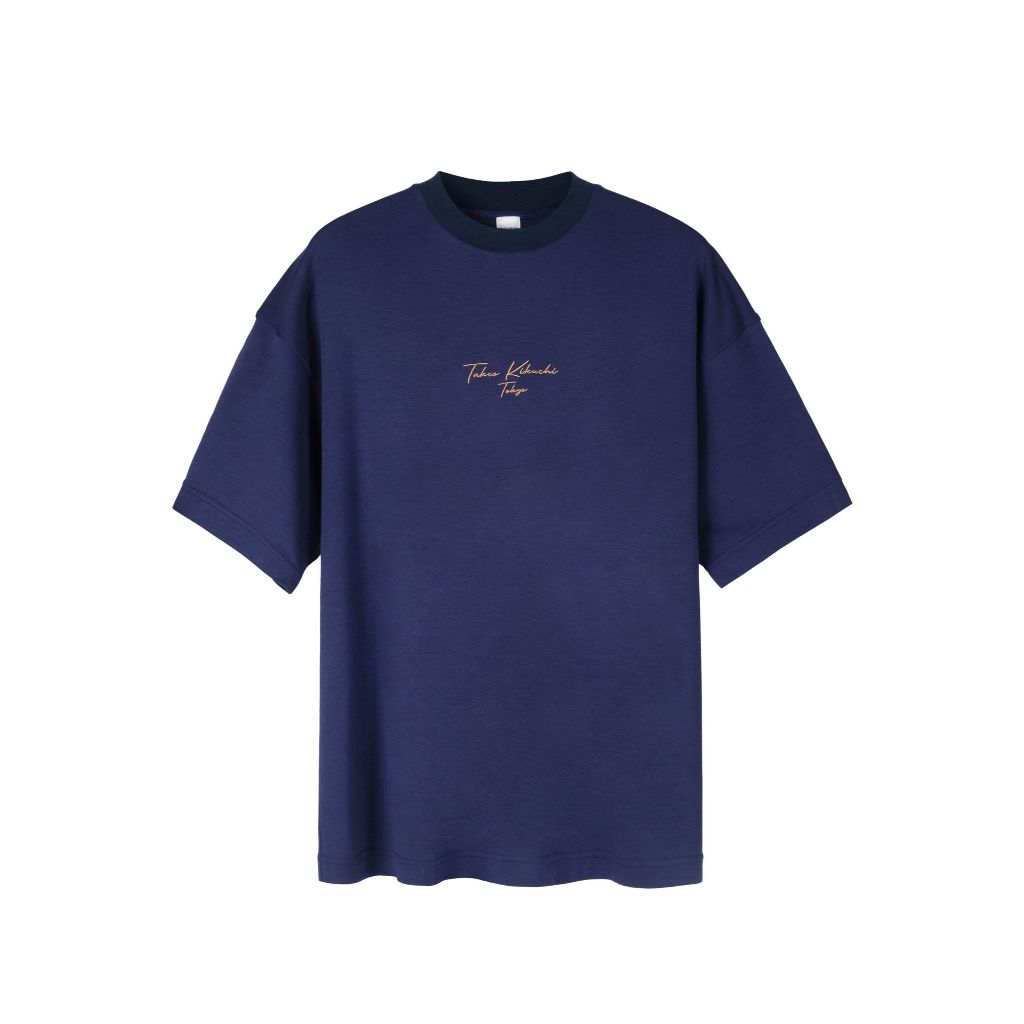 TAKEO KIKUCHI เสื้อยืด SUPER SOFT AND STRETCH EMB LOGO T-SHIRT