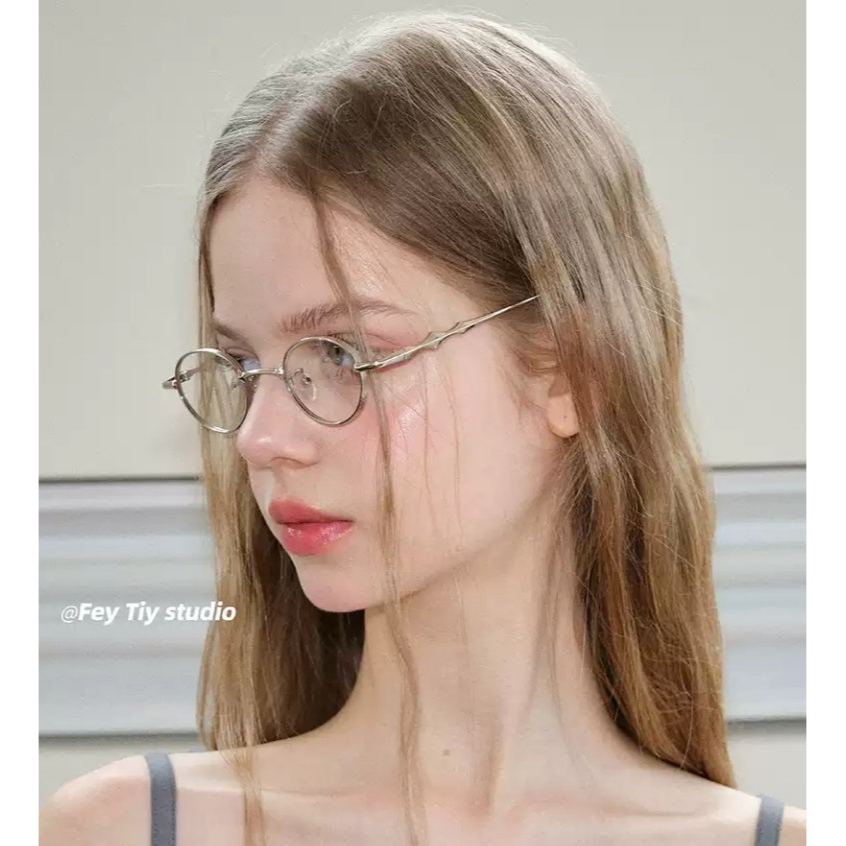 (พร้อมส่ง ไม่ต้องรอพรี) แว่น แว่นตา แว่นกรองแสง FEYTIY STUDIO รุ่น small round