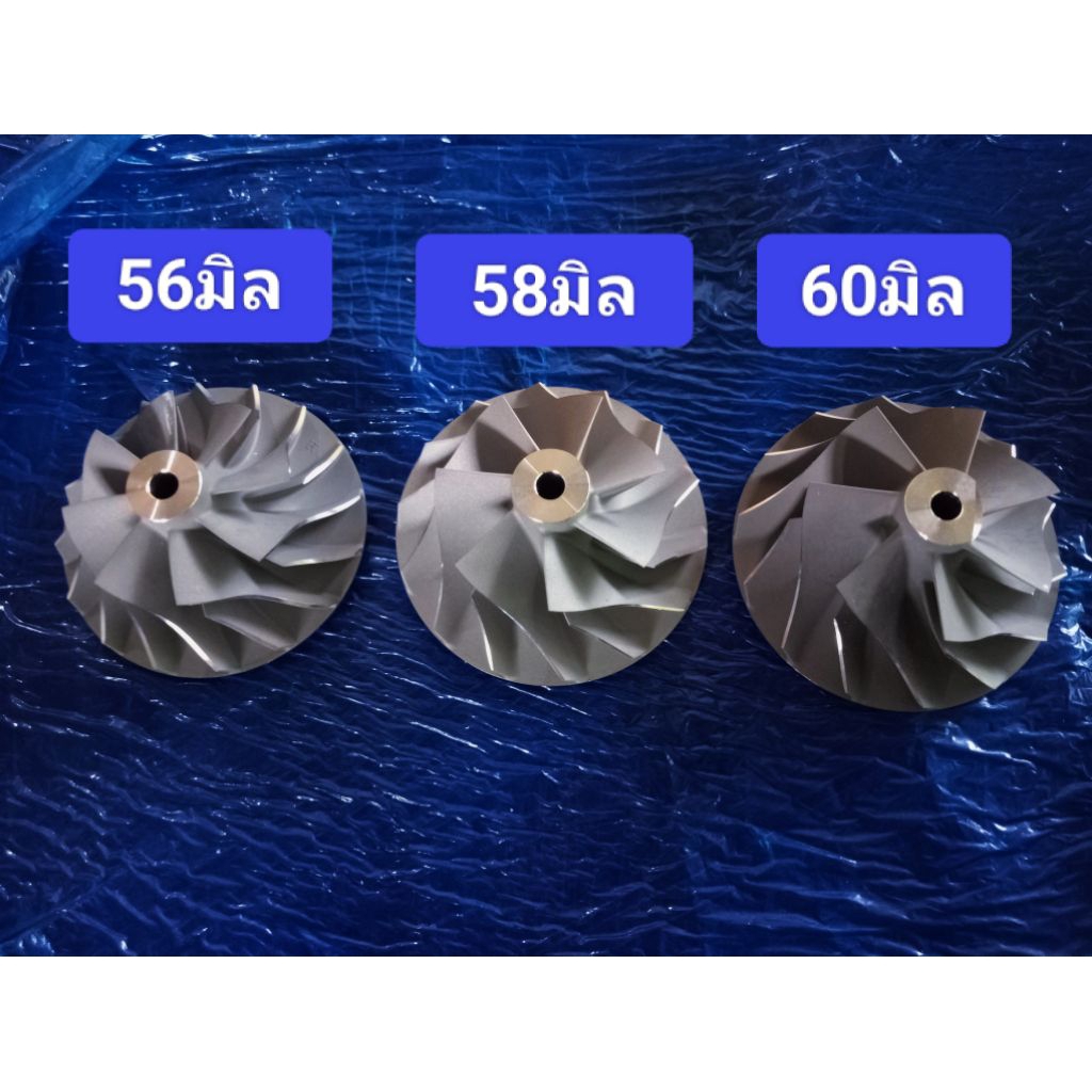 ใบหน้า เทอร์โบ Holset HX35  HX40 ใส่ได้ทั้ง2รุ่น ใบทรงเดิม สำหรับอัพขนาด หรือเปลี่ยนแทนใบเดิม ที่สึก