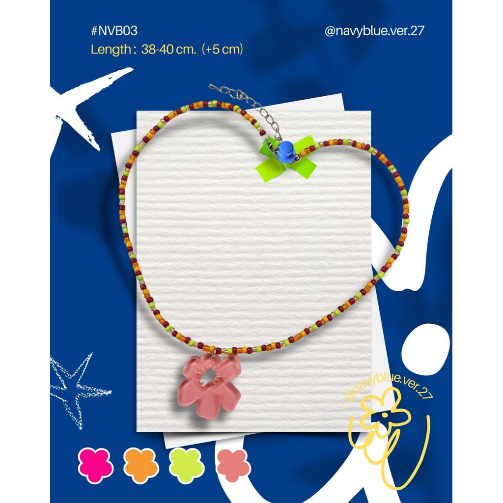 สร้อยคอ #NVB03 ✨🌺💖💛✨✨✨✨