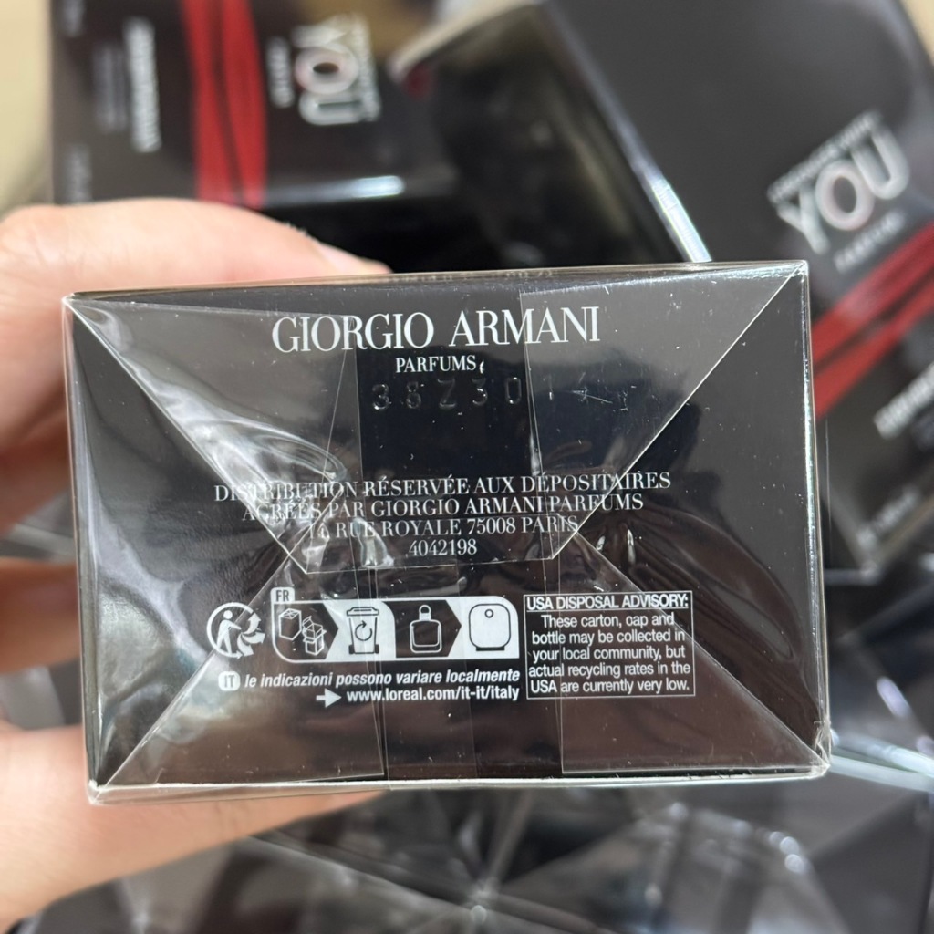 (PARFUM)  Emporio Armani Stronger With You PARFUM 100 ml กล่องซีล ป้ายไทย ราคา ถูกที่สุด ดีลบีเคเค แกลเลอรีภาพที่ 7