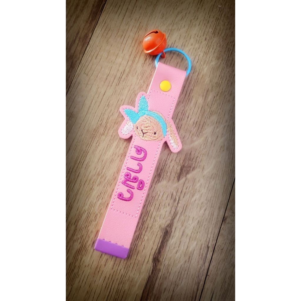 พวงกุญแจห้อยกระเป๋า พวงกุญแจปักชื่อ พวงกุญแจน่ารัก พวงกุญแจหนังปักชื่อ - รูปที่ 6