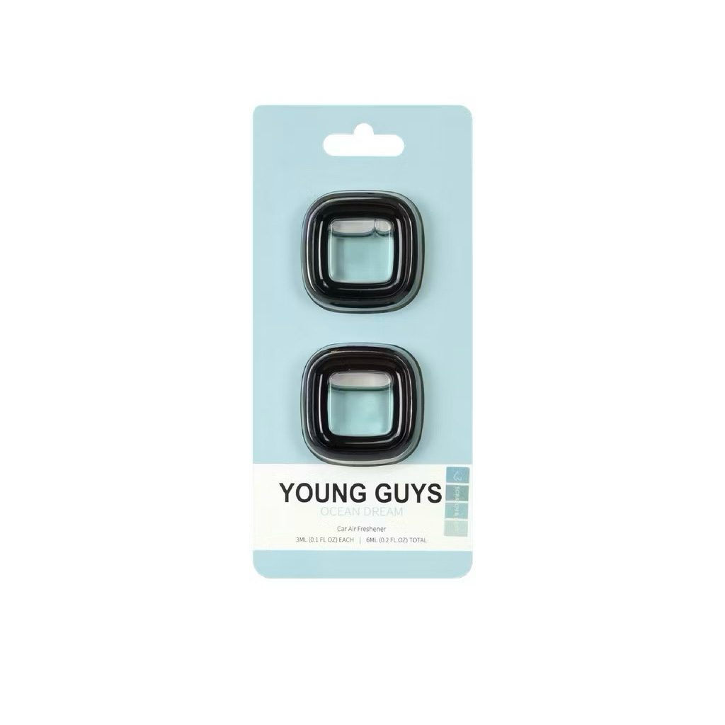 YOUNG GUYS น้ำหอมปรับอากาศในรถยนต์ กลิ่น OCEAN DREAM (2 ชิ้น/แพ็ก)