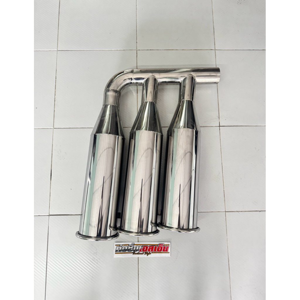 ท่อสแตนเลสขนาด สำหรับรถสิบล้อ ขนาด 6 นิ้ว แบบแฝด 3 - รูปที่ 2