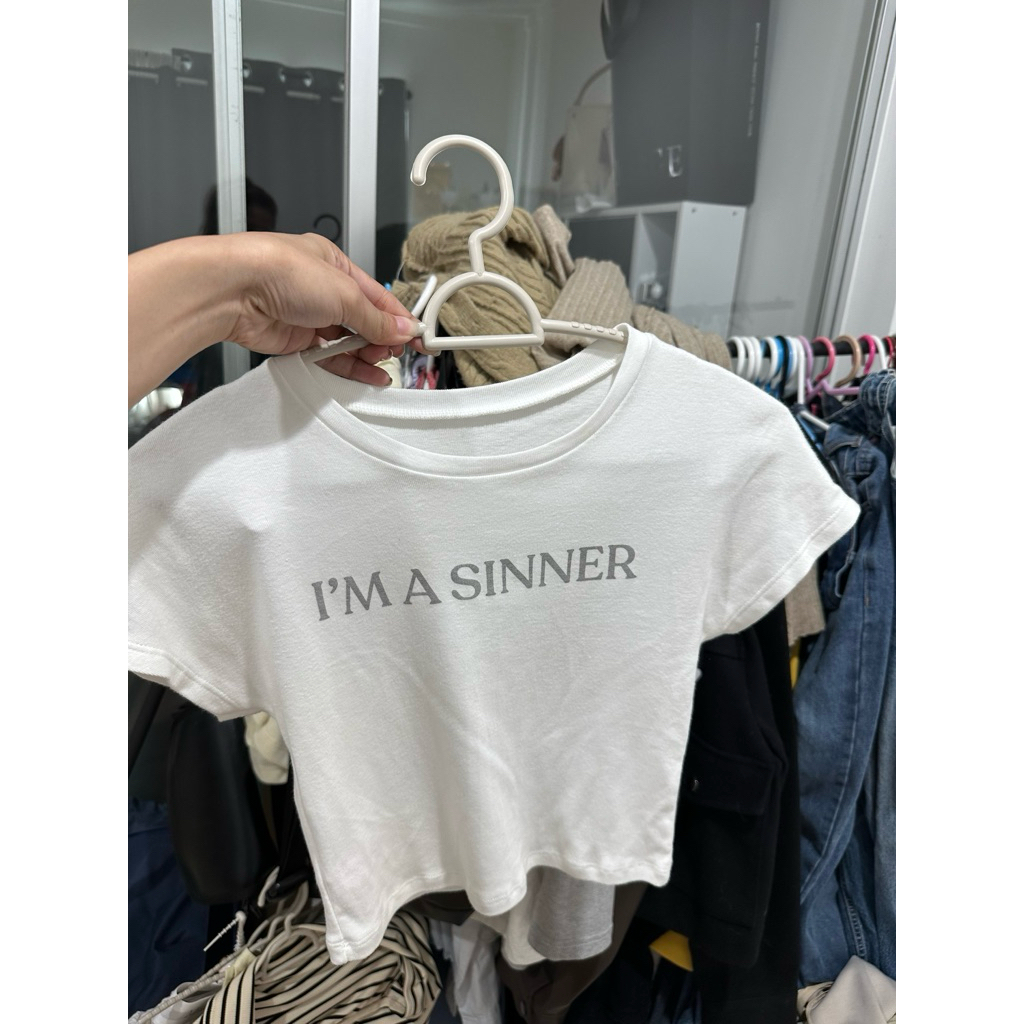 (ส่งต่อ) เสื้อครอปแบรนด์ไอจีMellow Everyday