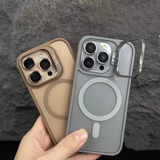 S🔥case for iphone16 แถมเลนส์กล้องCoolingMatte acrylic hard case เคส compatible for iPhone 11 12 13 14 15 16 pro max case