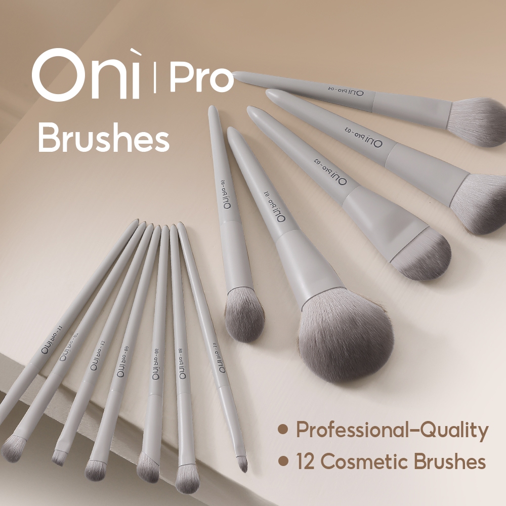 Oni Pro Makeup Brush 12pcs แปรงแต่งหน้า