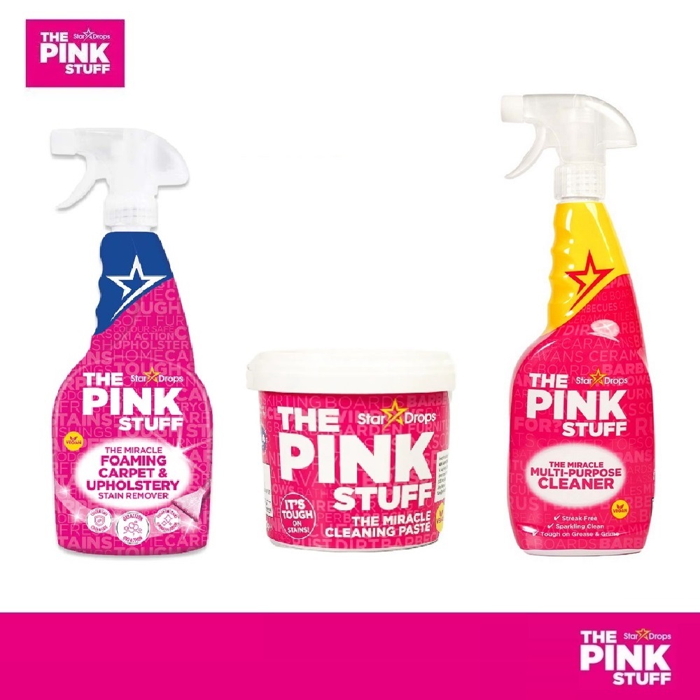 The pink stuff Miracle Cleaning Paste ครีมขจัดคราบ 850g สเปรย์อเนกประสงค์ ครีมเหลว 500ml