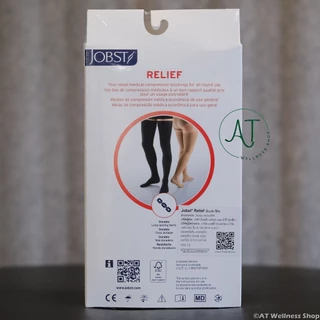 ถุงน่องเส้นเลือดขอด JOBST (Relief) ต้นขา สีเนื้อ (beige) เปิดปลายเท้า ความดัน 20-30 มิลลิมตรปรอท Thigh level Open toe