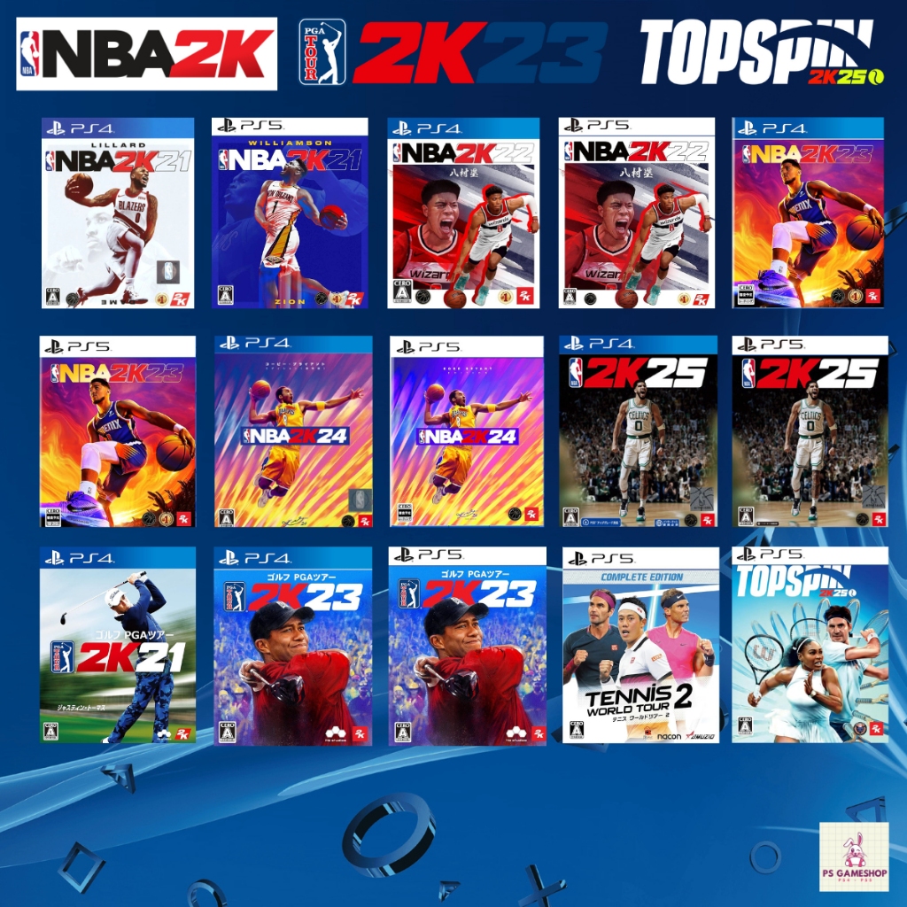 PS4,5 Game : แผ่นแท้📀 PS4,5 NBA2K21| NBA 2K22 | NBA 2K23 | NBA2K24 | NBA2K25