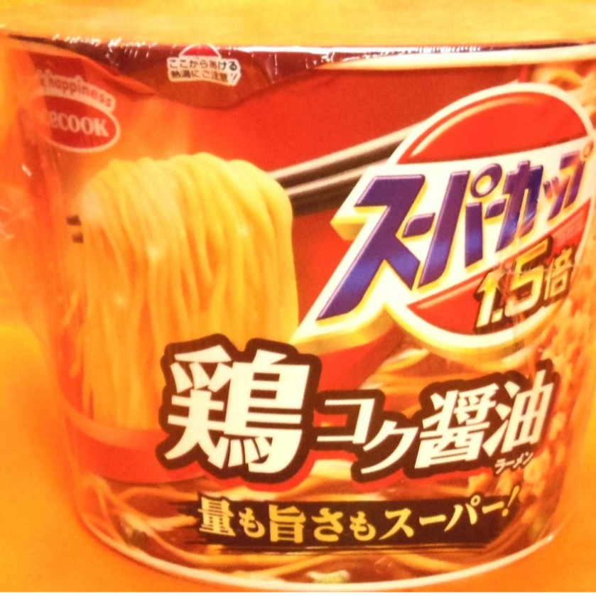 【Direct from Hokkaido】109g, Super Cup 1.5x Chicken Rich Soy Sauce Cup Noodles, Ramen, BIG, Ramen