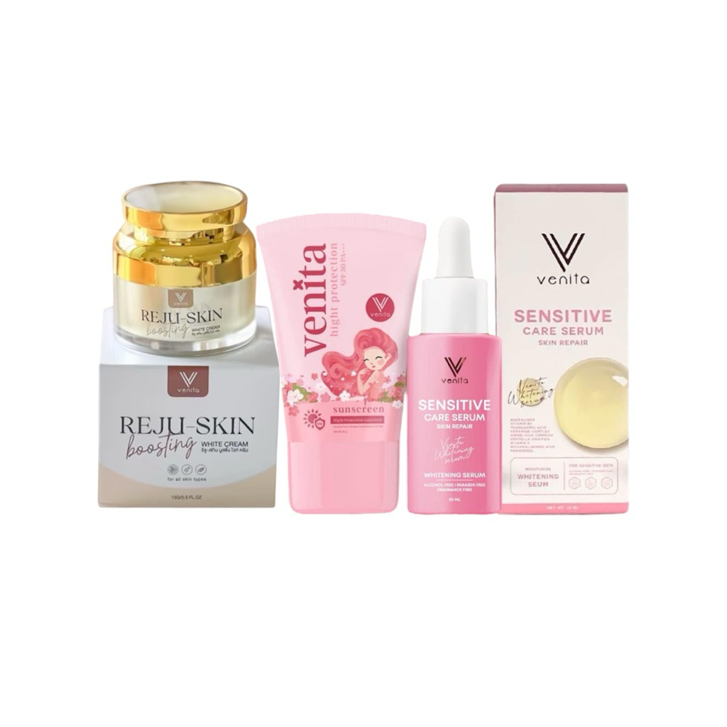 Venita เวนิต้า รีจูสกินบูสติ้ง/เซรั่ม/ครีมกันแดด ของแท้100%