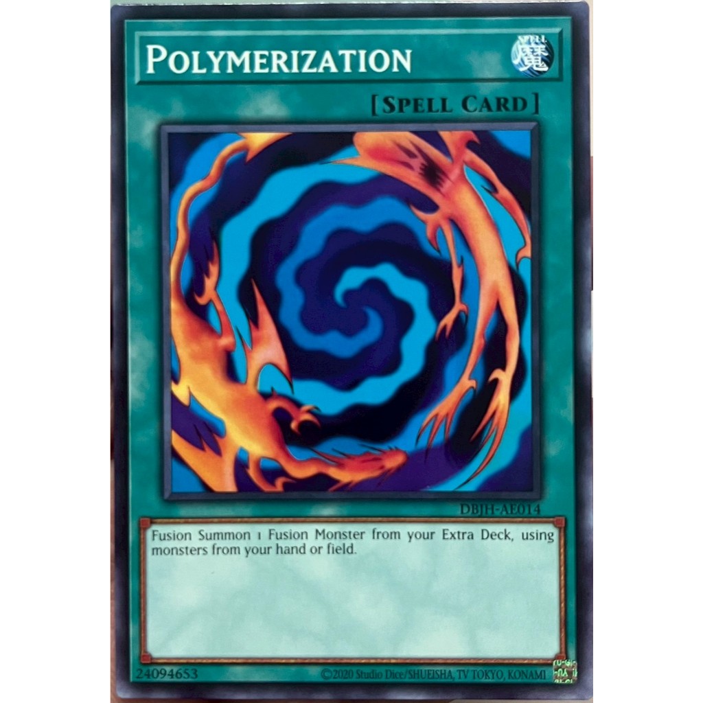 Yugioh Asia-Eng [DBJH-AE014] Polymerization (Common) การ์ดยูกิแท้ถูกลิขสิทธิ์