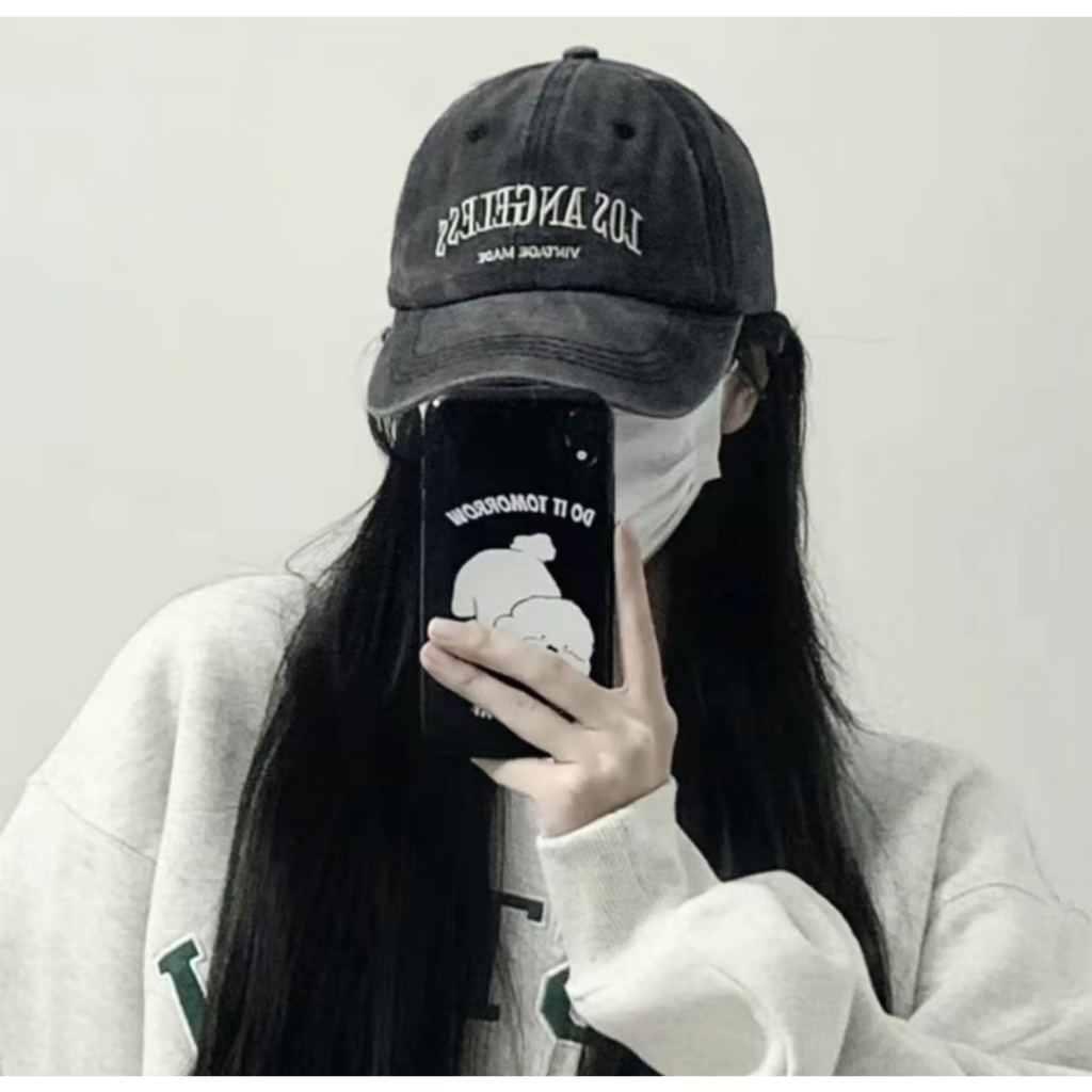 พร้อมส่งในไทย**หมวกแก๊ปกันแดด หมวกปีกแข็ง ปักตัวอักษรด้านหน้า M25