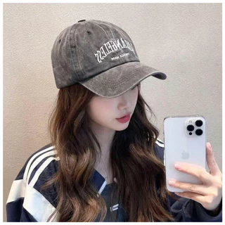 พร้อมส่งในไทย**หมวกแก๊ปกันแดด หมวกปีกแข็ง ปักตัวอักษรด้านหน้า M25