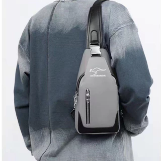 กระเป๋าสะพายผู้ชาย คุณภาพสูง กระเป๋าสะพายหน้าอกกันน้ำผ้า Oxford crossbody มีหลายแบบให้เลือก