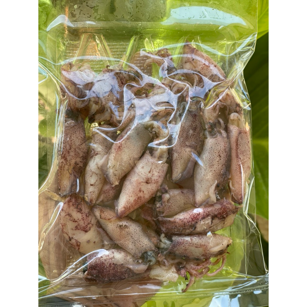 หมึกกะตอยต้มแดดเดียว ตากแห้ง ไม่เค็มสดใหม่ไม่ค้างเก่า 250กรัม 189บาท