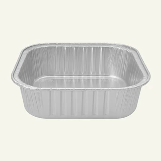 Star Product ถ้วยฟอยล์ + ฝา 4221-P สีเงิน สีมอคค่า / Aluminium Foil 100ml with PET Lid 10sets No. 4221 - P