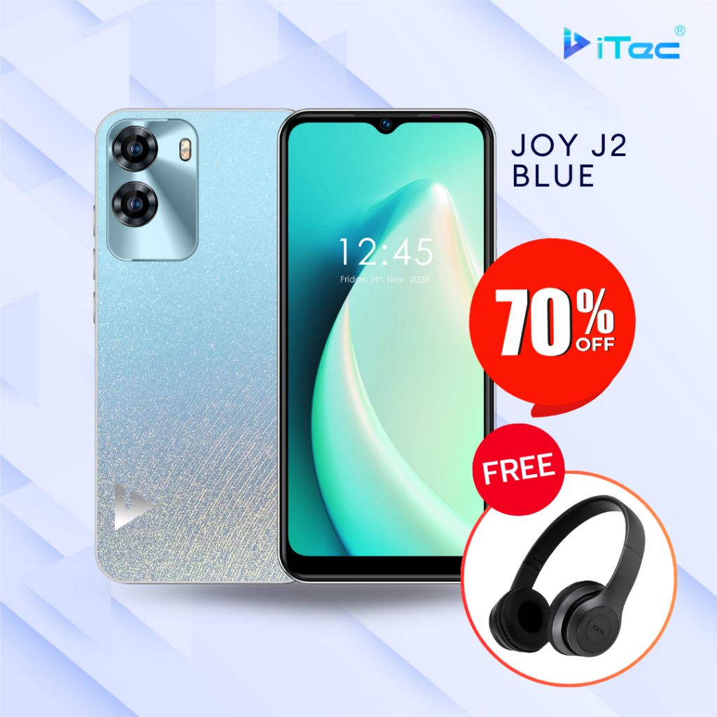 itec joy j2 4+3/64GB blue