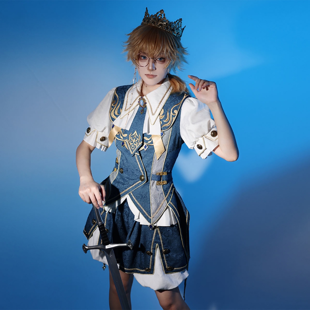 💙 แบรนด์ #YourPrincess ชุดouji เจ้าชาย โลลิต้า (1LL677)