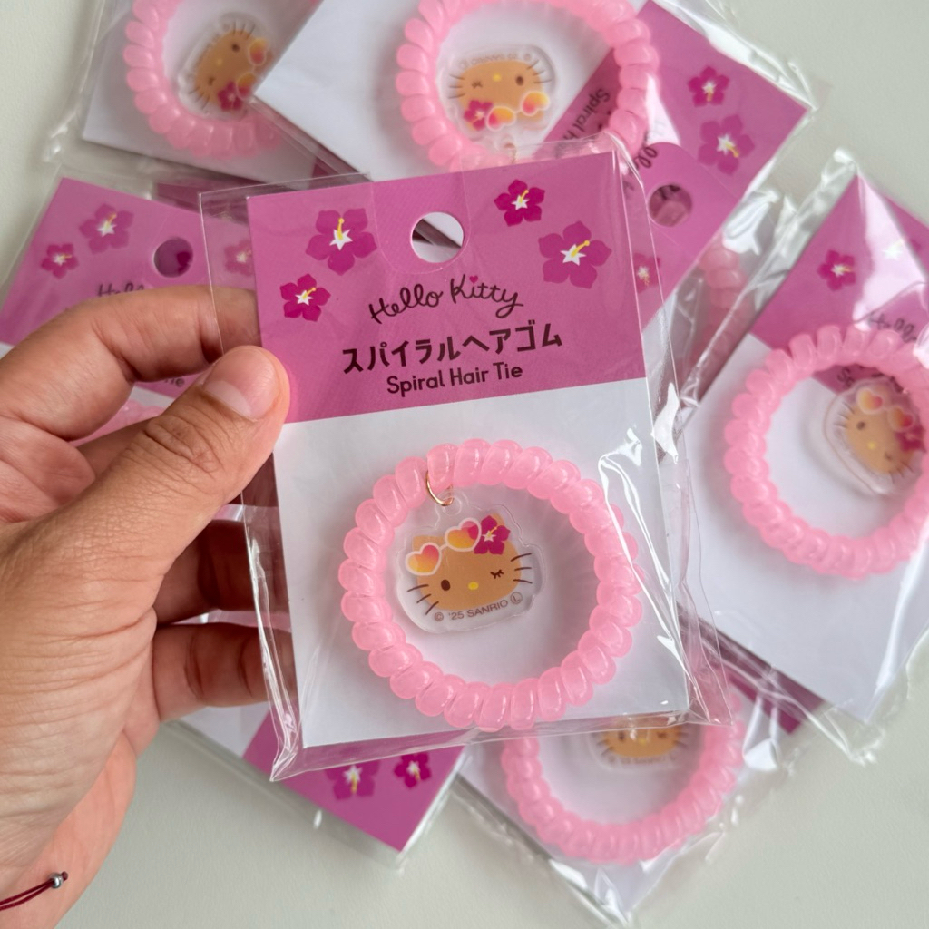 พร้อมส่งที่ไทย ✅ ยางมัดผม Kitty ผิวแทน จากญี่ปุ่น 🇯🇵