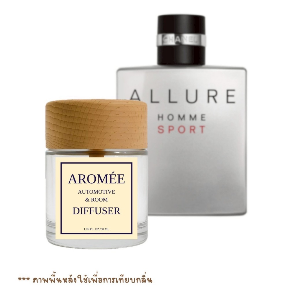 น้ำหอมปรับอากาศ น้ำหอมรถยนต์ ห้อง ตัว เสื้อผ้า กลิ่นคล้าย27ALLURE สปอร์ต หัวน้ำหอมนำเข้าจากฝรั่งเศส