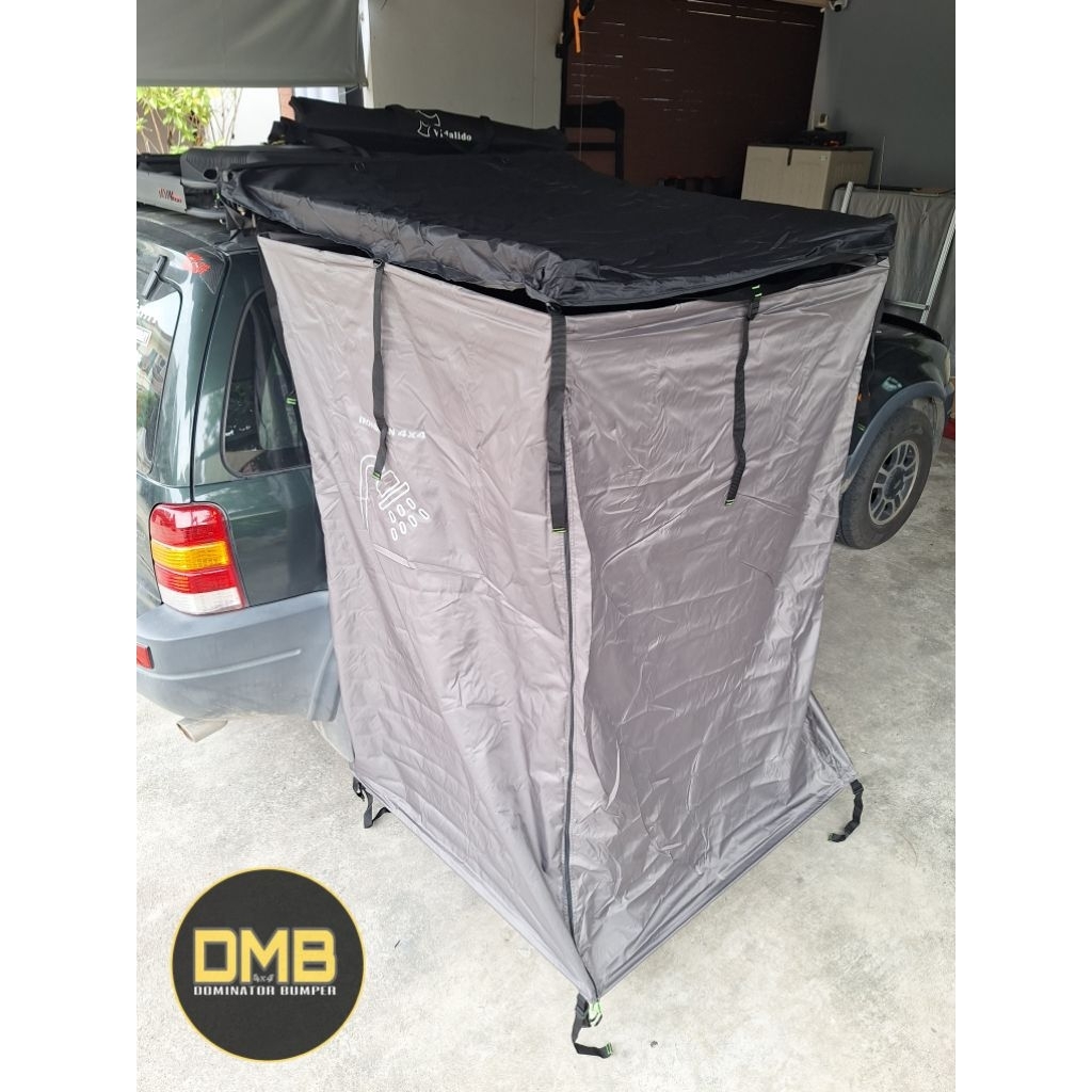 Awning Ensuite Ironman ผ้าใบข้างรถห้องอาบน้ำ เปลี่ยนชุด แคมป์ปิ้งกลางแจ้ง ใช้งานง่ายสะดวกรวดเร็ว มีร