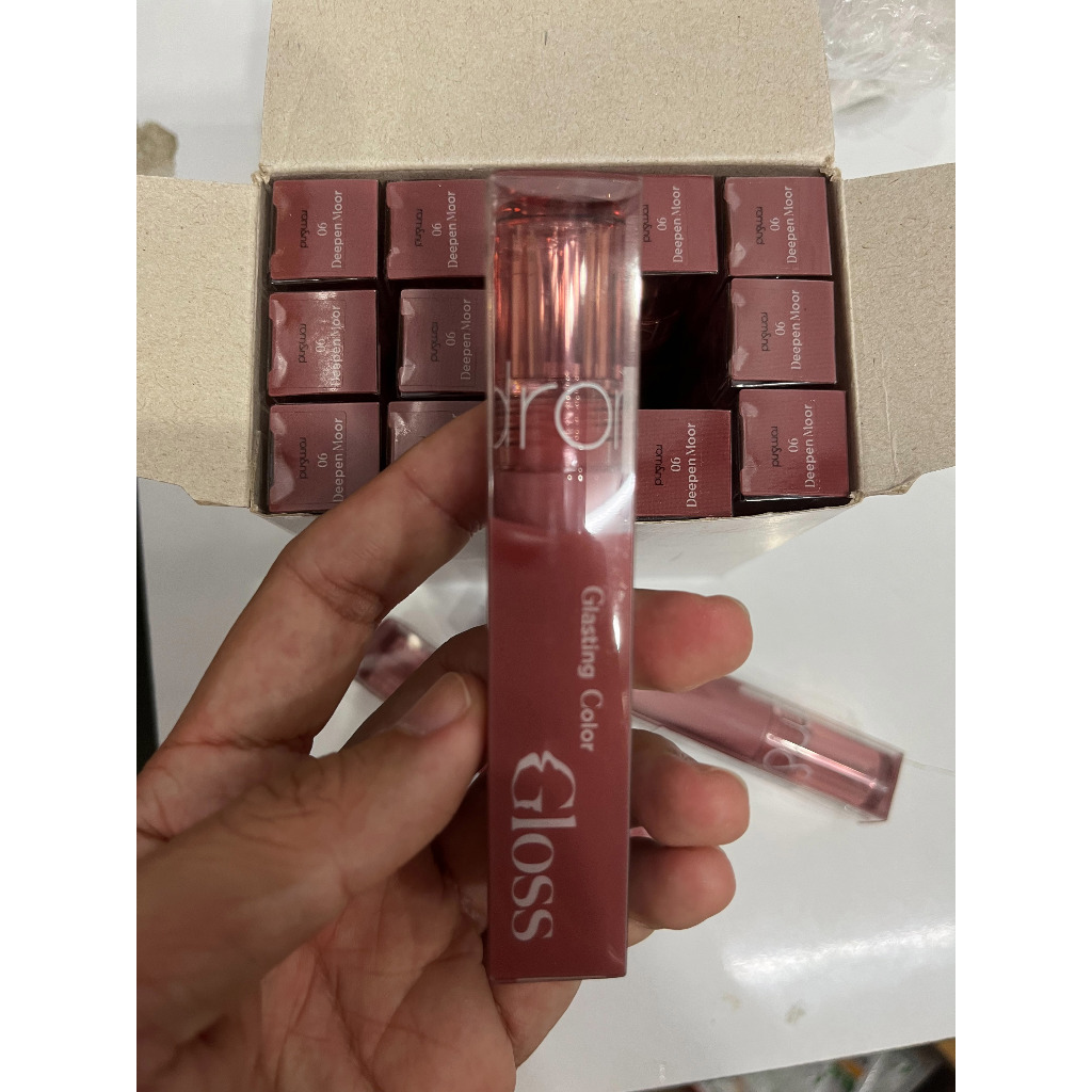 🔥แท้100% พร้อมส่ง🔥 Rom&nd Glasting Color Gloss 4g romand ลิปกลอส ลิิซ่า เนื้อฉ่ำวาว ลิปลิซ่า เกาหลี 