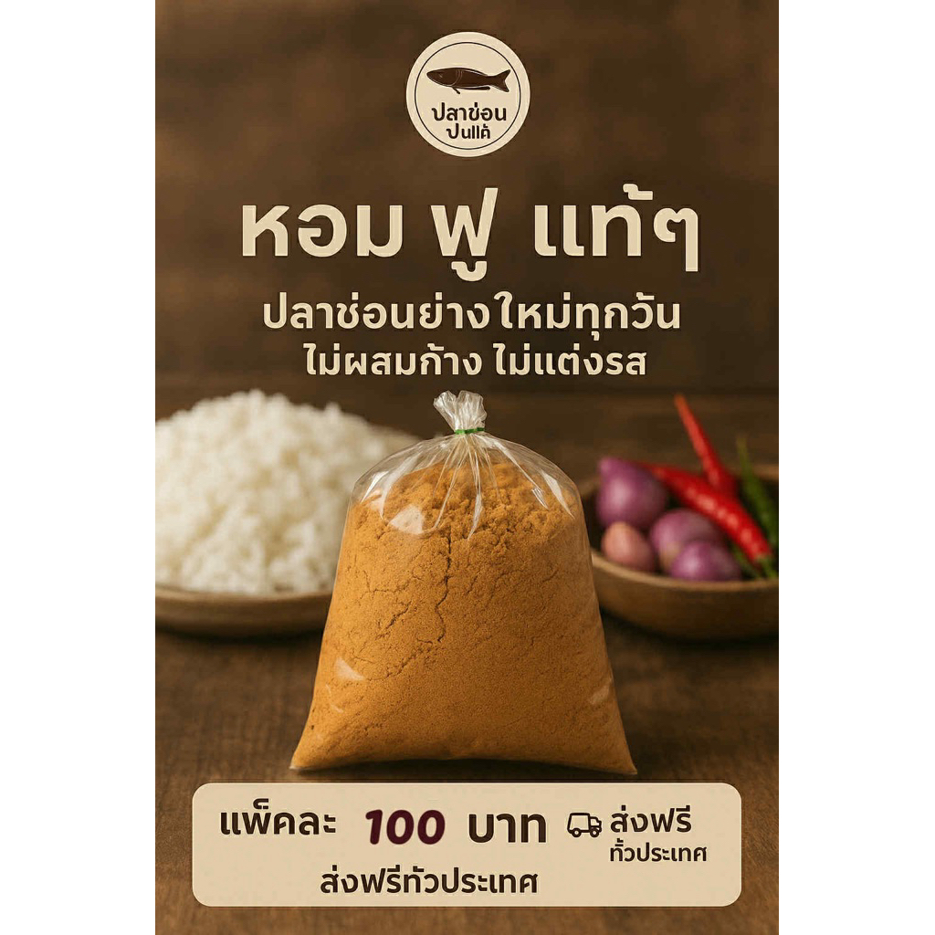 ปลาช่อนป่นต้นตำรับสุโขทัย