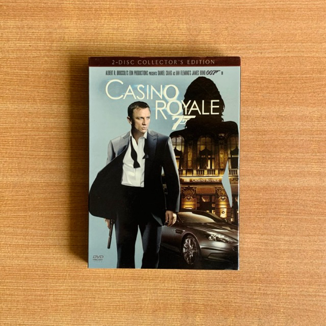 DVD : James Bond 007 Casino Royale (2006) (2 disc) [มือ 2 ปกสวม] Daniel Craig / ดีวีดี หนัง แผ่นแท้ 