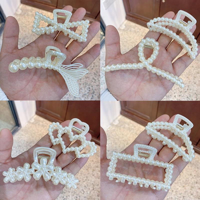(พร้อมส่ง จากไทย)(แบบมุก)กิ๊บหนีบผม กิ๊บติดผมสไตล์เกาหลี