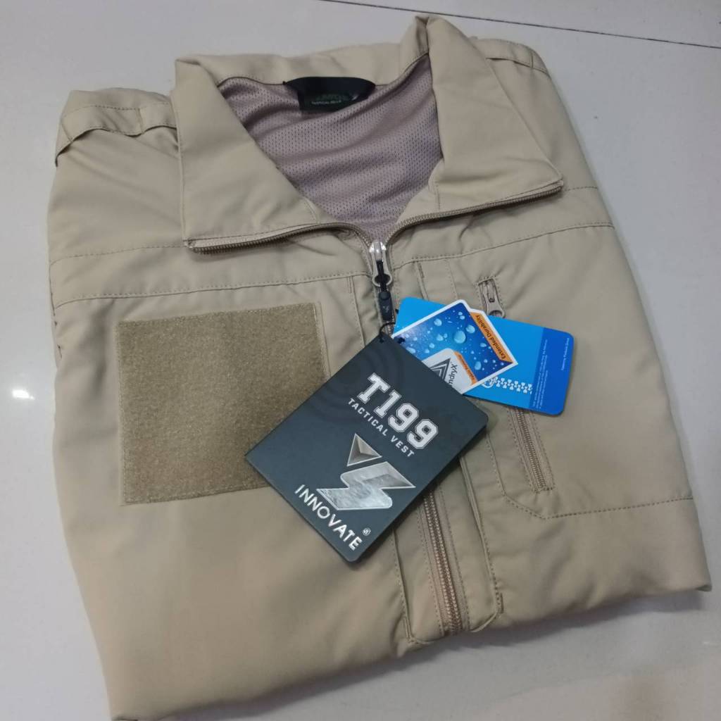 INNOVATE T199 VEST เสื้อกั๊ก เวส KHAKI TACTICAL OUTDOOR APPAREL Tec40store ไรท์สาระกับครูแว่น