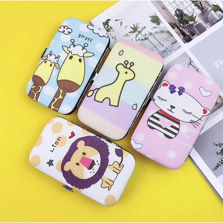 (พร้อมส่งจากไทย) กรรไกรตัดเล็บพร้อมตลับ ได้ 7 ชิ้น และ 12 ชิ้น ที่ตัดแต่งเล็บ ของชำร่วย - รูปที่ 4