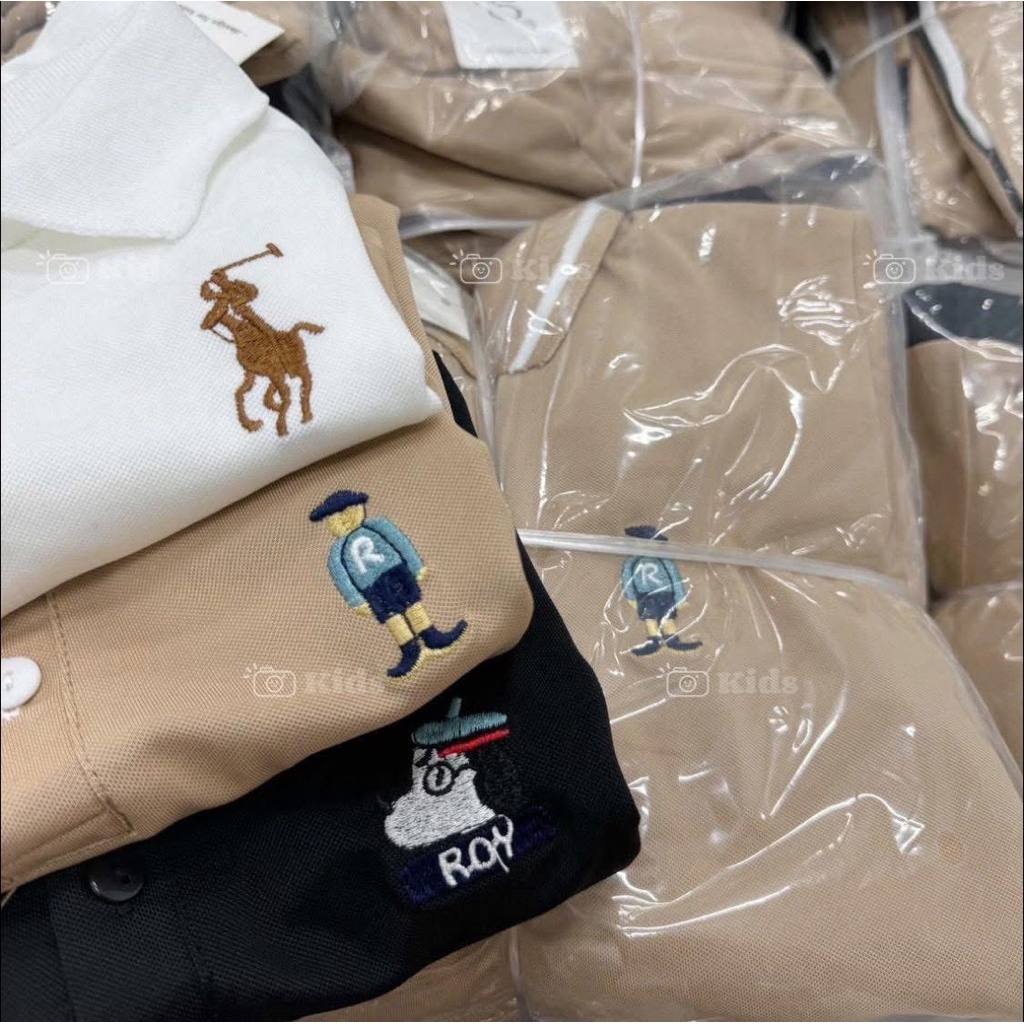 #พร้อมส่ง🇹🇭 (พๅรๅนี้ได้ 3ตัว) #งานจริงในรูปเลย #ไม่ผลิตเพิ่มจ้ารอบนี้ ย้ำ! ได้ 3 ตัว ‼️[𝟭 𝘀𝗲𝘁 𝟯 ตัว] 𝗦𝗲𝘁 เสื้อโปโลคอปก🐎 - รูปที่ 2