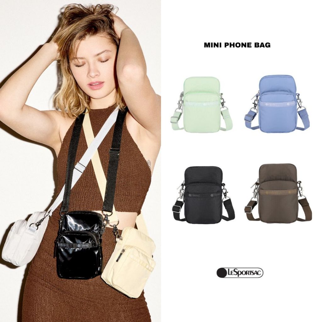 Lesportsac Mini Phone Bag กระเป๋าใส่มือถือ กระเป๋าสะพายข้าง Style 1301