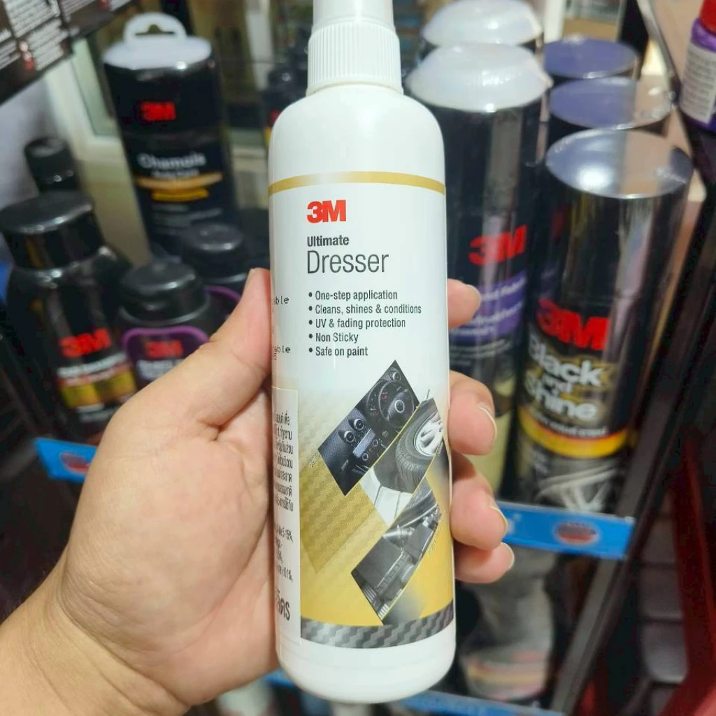 3M น้ำยาเคลือบและฟื้นฟูพลาสติก สีดำ 250 ml. thumbnail 8